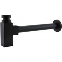 Сифон для раковины BelBagno BB-SMQ2-NERO Черный матовый BB-SMQ2-NERO