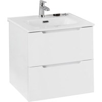 Тумба под раковину BelBagno ETNA 39-500/390-2C-SO-BL-P подвесная Bianco Lucido ETNA39-500/390-2C-SO-BL-P