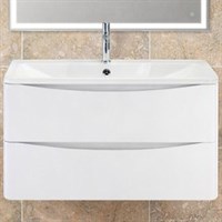 Тумба под раковину BelBagno ACQUA-800-2C-SO-BL подвесная Bianco Lucido