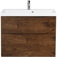 Тумба под раковину BelBagno Marino 80 MARINO-H60-800-2C-SO-RW-P подвесная Rovere Moro MARINO-H60-800-2C-SO-RW-P