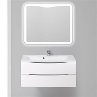 Тумба под раковину BelBagno Marino 100 подвесная Bianco Lucido MARINO-1000-2C-SO-BL-P