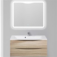 Тумба под раковину BelBagno Marino 100 MARINO-1000-2C-SO-WO-P подвесная Rovere Bianco