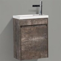 Тумба под раковину BelBagno Pietra Mini 40 PIETRA MINI-400-1A-SO-PT-R подвесная Stone PIETRA MINI-400-1A-SO-PT-R