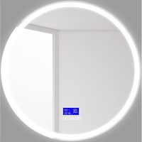Зеркало BelBagno SPC-RNG-800-LED-TCH-RAD с подсветкой с сенсорным выключателем с bluetooth с термометром с радио SPC-RNG-800-LED-TCH-RAD