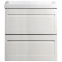 Тумба под раковину Art&Max AM-Platino-580-2C-SO-BM подвесная Белый матовый AM-Platino-580-2C-SO-BM