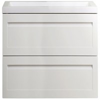 Тумба под раковину Art&Max AM-Platino-750-2C-SO-BL подвесная Белый глянец AM-Platino-750-2C-SO-BL