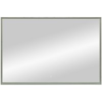 Зеркало Art&Max Arezzo AM-Are-1200-800-DS-FC с подсветкой с сенсорным выключателем Хром AM-Are-1200-800-DS-FC