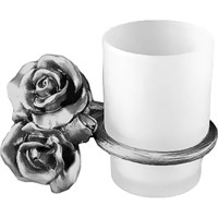 Стакан для зубных щеток Art&Max Rose AM-B-0914 Серебро AM-B-0914-T