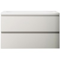Тумба под раковину Art&Max AM-Bianchi-900-2C-SO-BL подвесная Белый глянец AM-Bianchi-900-2C-SO-BL