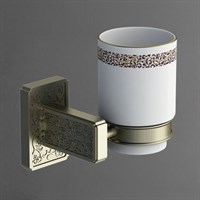 Стакан для зубных щеток Art&Max Gotico AM-E-4868AQ Бронза AM-E-4868AQ