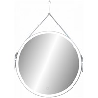 Зеркало Art&Max Milan AM-Mil-650-DS-F с подсветкой с сенсорным выключателем Белое AM-Mil-650-DS-F