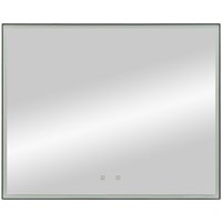 Зеркало Art&Max Arezzo AM-Are-1000-800-DS-FC-H-Nero с подсветкой с сенсорным выключателем Черное AM-Are-1000-800-DS-FC-H-Nero