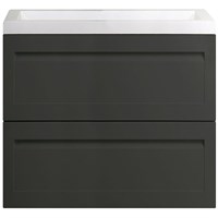 Тумба под раковину Art&Max AM-Platino-750-2C-SO-GM подвесная Серый матовый AM-Platino-750-2C-SO-GM