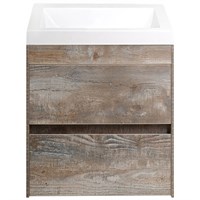 Тумба под раковину Art&Max Family-400-2C-SO-PE подвесная Бетон Экзотик Family-400-2C-SO-PE