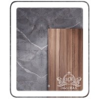 Зеркало Art&Max Latina AM-Lat-650-800-DS-F с подсветкой с сенсорным выключателем AM-Lat-650-800-DS-F