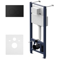 Инсталляция AM.PM Pro I012704.9038 для подвесного унитаза с Черной матовой клавишей смыва I012704.9038