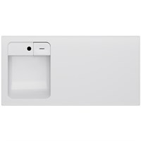 Раковина AM.PM X-Joy 100 L M85AWPL1001WG на стиральную машину, Белая M85AWPL1001WG