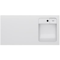 Раковина AM.PM X-Joy 100 R M85AWPR1001WG на стиральную машину, Белая M85AWPR1001WG