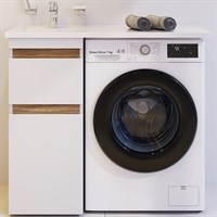 Тумба под раковину AM.PM X-Joy 40 M85AFSX0402WG, Белый глянец Светлое дерево M85AFSX0402WG