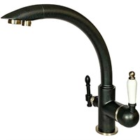 Смеситель для кухни Milacio Castellon Ceramic MC.513.ASN Черный MC.513.ASN