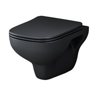 Унитаз AM.PM X-Joy C85A1700MBSC подвесной, Черный матовый с сиденьем микролифт C85A1700MBSC