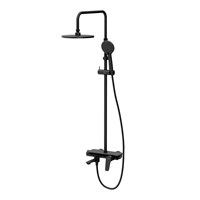 Душевая система Damixa Jupiter 977730300, Черная матовая 977730300