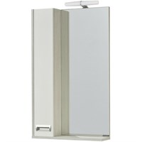 Зеркальный шкаф Aquaton Бекка PRO 50 белый, дуб сомерсет 1A214502BAC20 1A214502BAC20