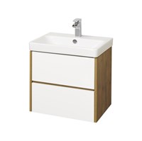1A2518K0SDZ90 Набор: 1A251801SDZ90 Тумба-умывальник Сканди 70 Бел/Дуб Рустикальный/ 1WH501628 Раковина Адриана 70 1A2518K0SDZ90