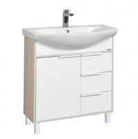 1A2154K1RIB90 Набор: 1A215401RIB90 Тумба-умывальник Рико 80/ 1WH207783 Раковина Смайл 80 1A2154K1RIB90