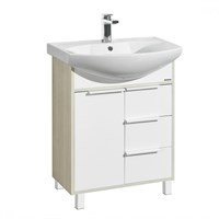 1A2133K1RIB90 Набор: 1A213301RIB90 Тумба-умывальник Рико 65/ 1WH207782 Раковина Смайл 65 1A2133K1RIB90