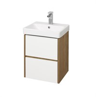 1A2516K0SDZ90 Набор: 1A251601SDZ90 Тумба-умывальник Сканди 45 Бел/Дуб Рустикальный/ 1WH501630 Раковина Адриана 45 1A2516K0SDZ90