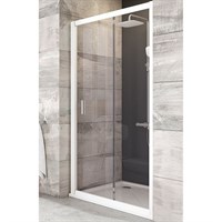 Душевая дверь Ravak Blix BLDP2-100 0PVA0100Z1 профиль Белый стекло Transparent 0PVA0100Z1