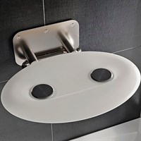 Сиденье для душа Ravak Ovo P II Opal B8F0000049 Прозрачно-белое B8F0000049