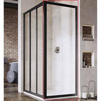 Душевая стенка Ravak Supernova APSS-75 940303R2Z1 профиль Черный стекло Transparent 940303R2Z1