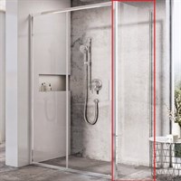 Душевая стенка Ravak Blix Slim BLSPS-90 X9BM70C00Z1 профиль Хром стекло Transparent X9BM70C00Z1