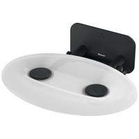 Сиденье для душа Ravak Ovo P II Clear/Black B8F0000056 Прозрачное Черное B8F0000056
