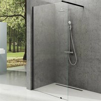 Душевая перегородка Ravak Walk-In Wall 150 GW9WP0300Z1 профиль Черный стекло Transparent GW9WP0300Z1