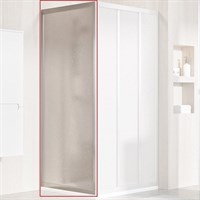 Душевая стенка Ravak Supernova APSS-80 94040UR211 профиль Сатин витраж пластик Pearl 94040UR211