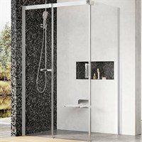 Душевой уголок Ravak Matrix MSDPS 100x80 L 0WLA4U00Z1 профиль Сатин стекло Transparent 0WLA4U00Z1