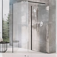 Душевая перегородка Ravak ST Walk-In Corner 110x80 GW1CD4300Z1 профиль Черный стекло Transparent GW1CD4300Z1