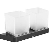 Стакан для зубных щеток Ravak 10° X07P558 двойной Черный матовый X07P558