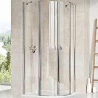 Душевой уголок Ravak Chrome CSKK4 90x90 3Q170C00Z1 профиль Хром стекло Transparent 3Q170C00Z1