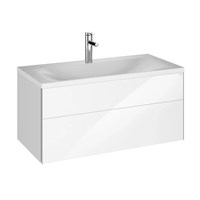 Тумба с раковиной Keuco Royal Reflex 39604210100 белая 39604210100