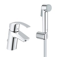 Смеситель для раковины Grohe Eurosmart 23124002 с гигиеническим душем Хром gr_23124002