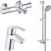 Комплект смесителей Grohe Eurosmart 124422 Хром gr_124422