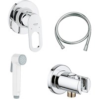 Гигиенический душ со смесителем Grohe BauLoop 124896 Хром gr_124896