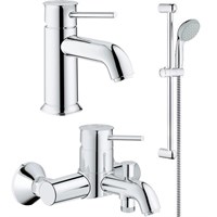 Комплект смесителей Grohe BauClassic 124404 Хром