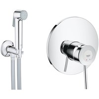 Гигиенический душ со смесителем Grohe BauClassic 124902 Хром gr_124902