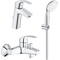 Комплект смесителей Grohe Eurosmart 124470 Хром