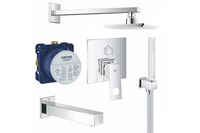 Душевой комплект для ванны Grohe Eurocube 119696 хром